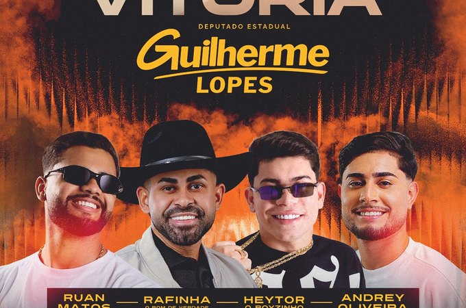 Com mais de 38 mil votos, Guilherme Lopes faz grande Festa da Vitória com quatro shows em Penedo