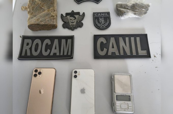 CANIL e ROCAM do 3º BPM apreendem drogas e conduzem suspeitos por tráfico em Arapiraca