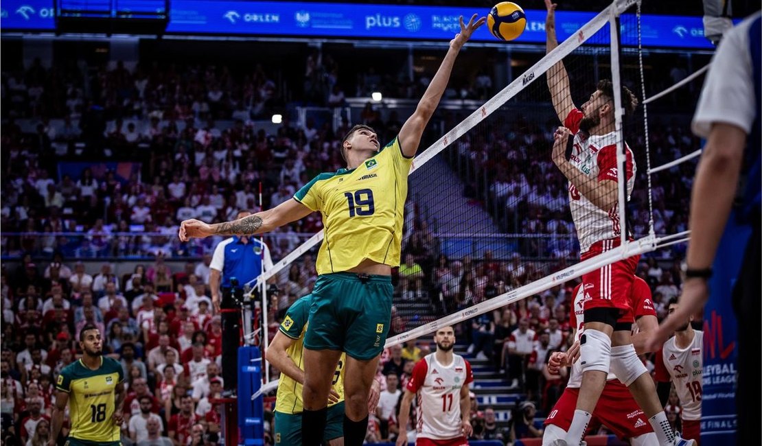 Brasil cai para anfitriã Polônia nas quartas e dá adeus à Liga