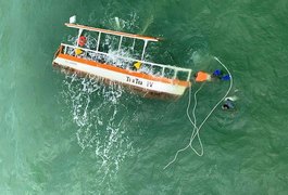 Marinheiro de catamarã que afundou e causou mortes em AL pode ser indiciado por homicídio culposo