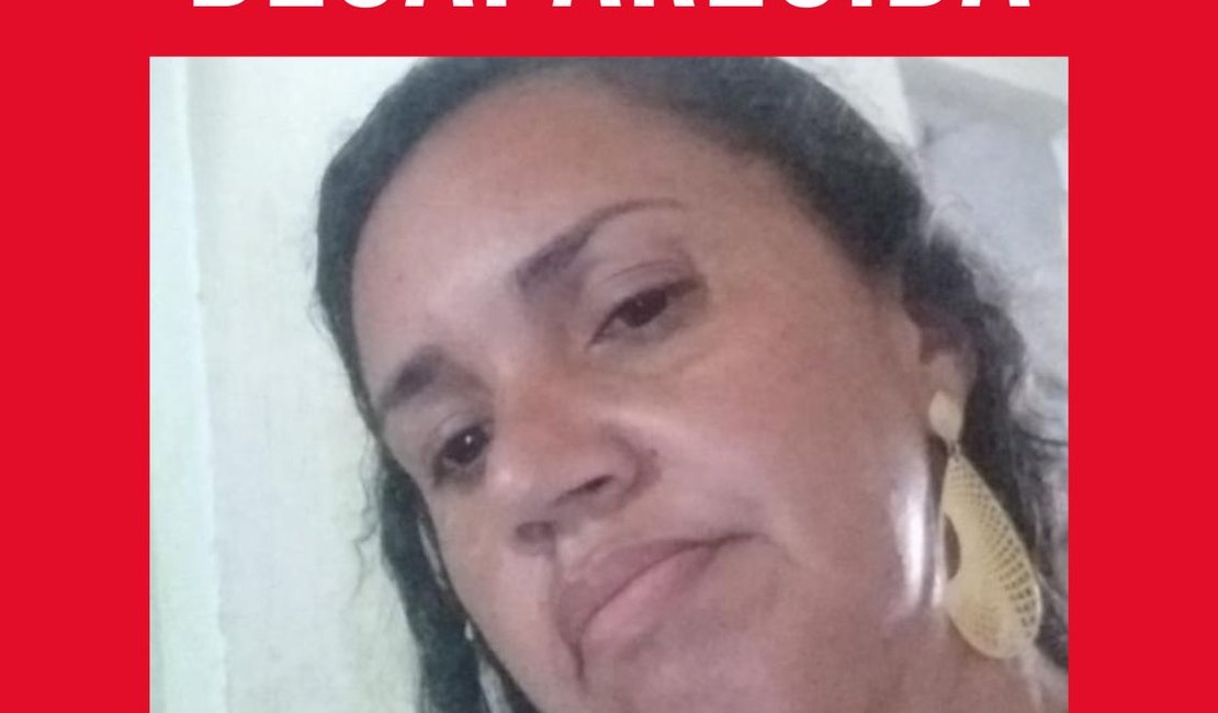 Família busca informações sobre localização de moradora de Arapiraca que está desaparecida