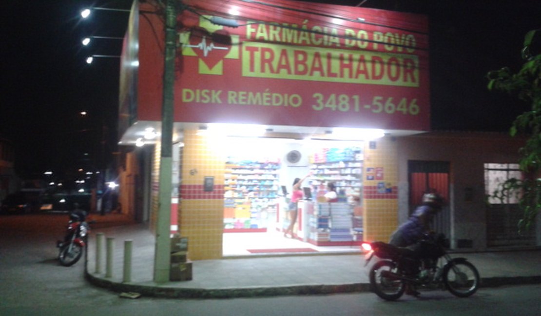 Farmácia do Povo Trabalhador é assaltada em Arapiraca