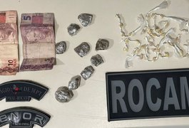 Dupla é detida suspeita de tráfico de drogas em Arapiraca