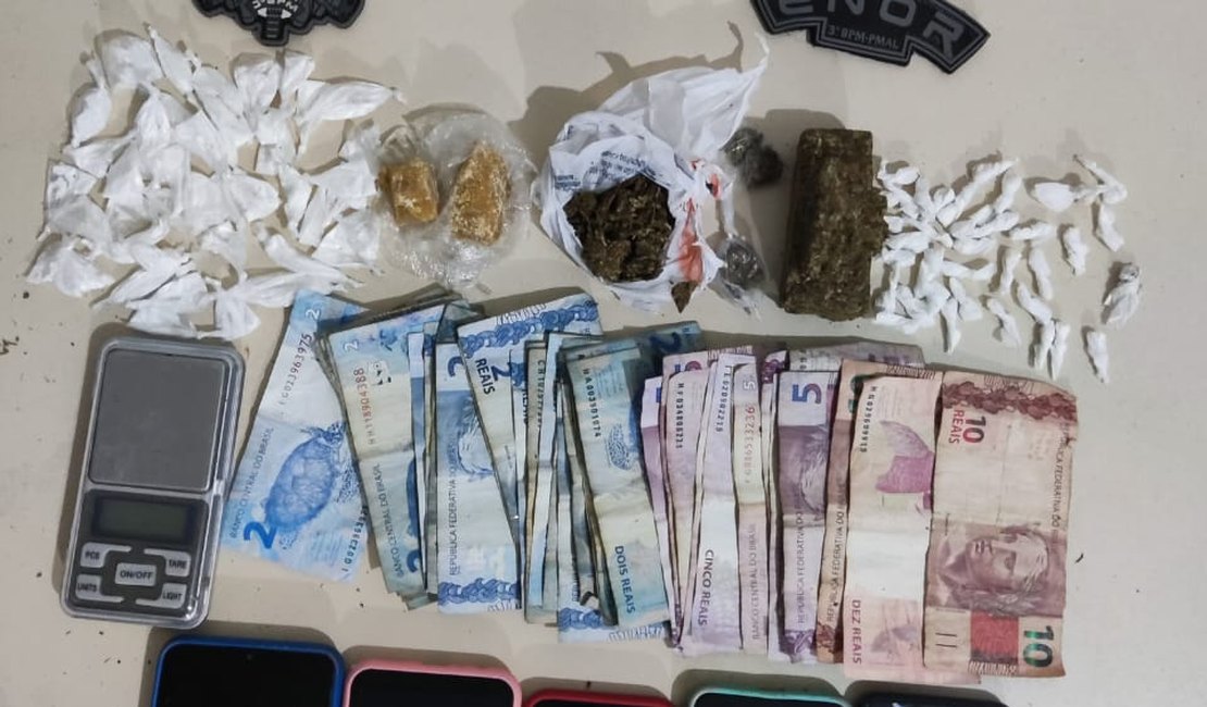 Dona de bar é presa por traficar drogas no estabelecimento comercial em Arapiraca