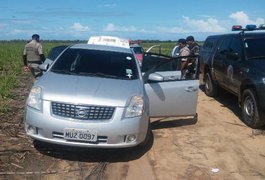 Veículo roubado em Santa Luzia do Norte é encontrado em Roteiro