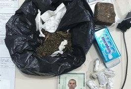 Operação policial estoura boca de fumo e prende traficante em Craíbas