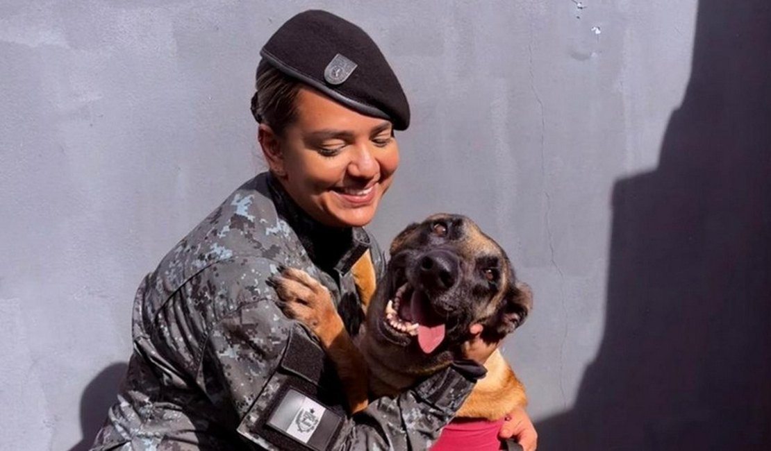 PM alagoana ingressa no Curso de Auxiliar Veterinário de coirmã em São Paulo
