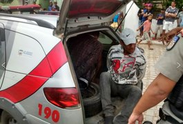 Dupla é presa com arma de fogo após perseguição policial em Traipu