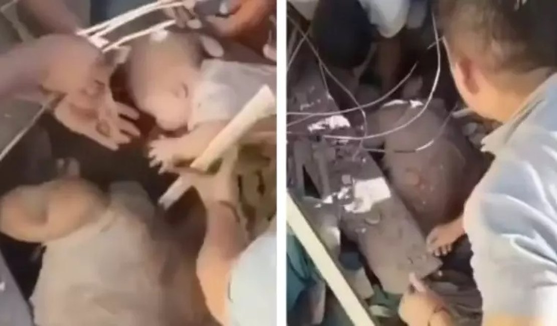 Mãe e bebê são encontrados vivos sob escombros após terremoto na Colômbia