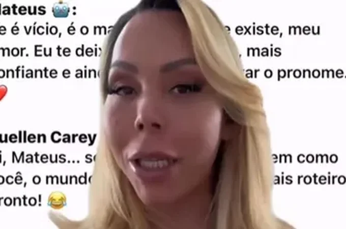 Influenciadora se declara ‘digissexual’ e diz que viveu relacionamento com ChatGPT