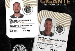 Goleiro Dida e lateral esquerdo Aquiraz são contratados pelo ASA de Arapiraca