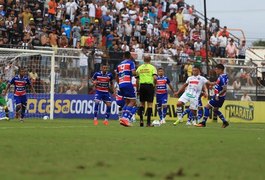 Fim de jogo: ASA empata com o Fortaleza; placar foi de 1x1