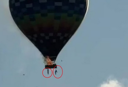 Vídeo mostra passageiros pulando de balão em SC; 8 pessoas morreram