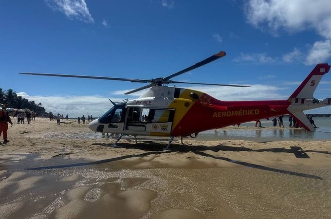 Idosa morre após sofrer mal súbito na praia da Barra de São Miguel