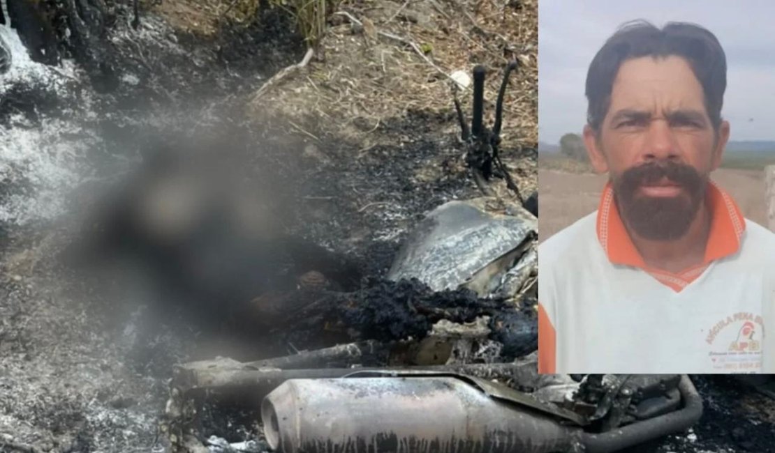 Homem é encontrado carbonizado às margens de rodovia no Sertão de Pernambuco