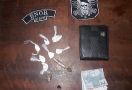 Casal de menores é apreendido por suspeita de tráfico de drogas no Parque Ceci Cunha