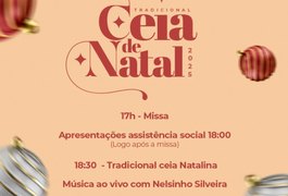 Com fé, união e solidariedade, Prefeitura de Coité do Nóia realiza tradicional Ceia de Natal 2025