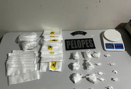 Policiais militares prendem jovem e realizam apreensão de 220 gramas de cocaína em Limoeiro de Anadia