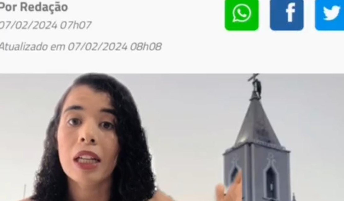 VÍDEO: Psicóloga fala sobre as redes sociais e o caso do homem que subiu em torre de igreja em Arapiraca