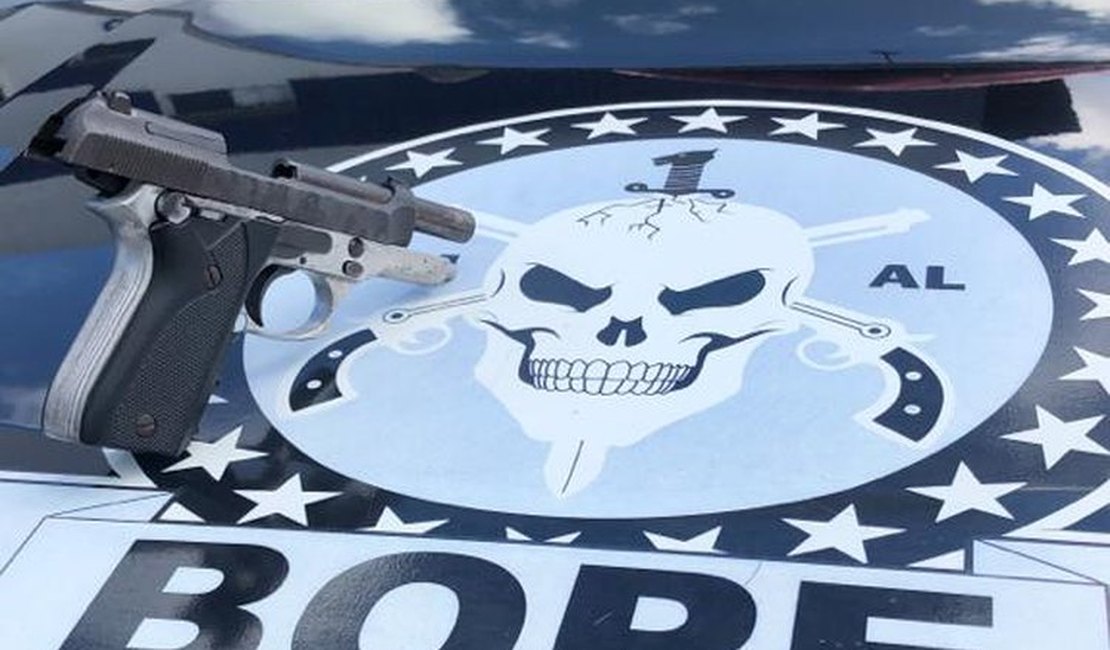 Homem que usava arma de fogo para ameaçar populares é preso no interior de Alagoas