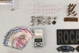 Homem foge invadindo casas e companheira dele é presa em ação policial no Brisa do Lago