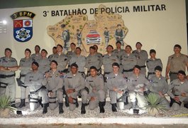 Em Arapiraca, 3º BPM realiza Solenidade de Encerramento do 1º Estágio em Baixa Luminosidade