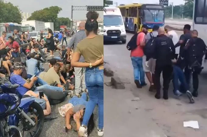 Tiroteio fecha vias expressas, deixa 3 baleados, e helicóptero da polícia é atingido, no Rio