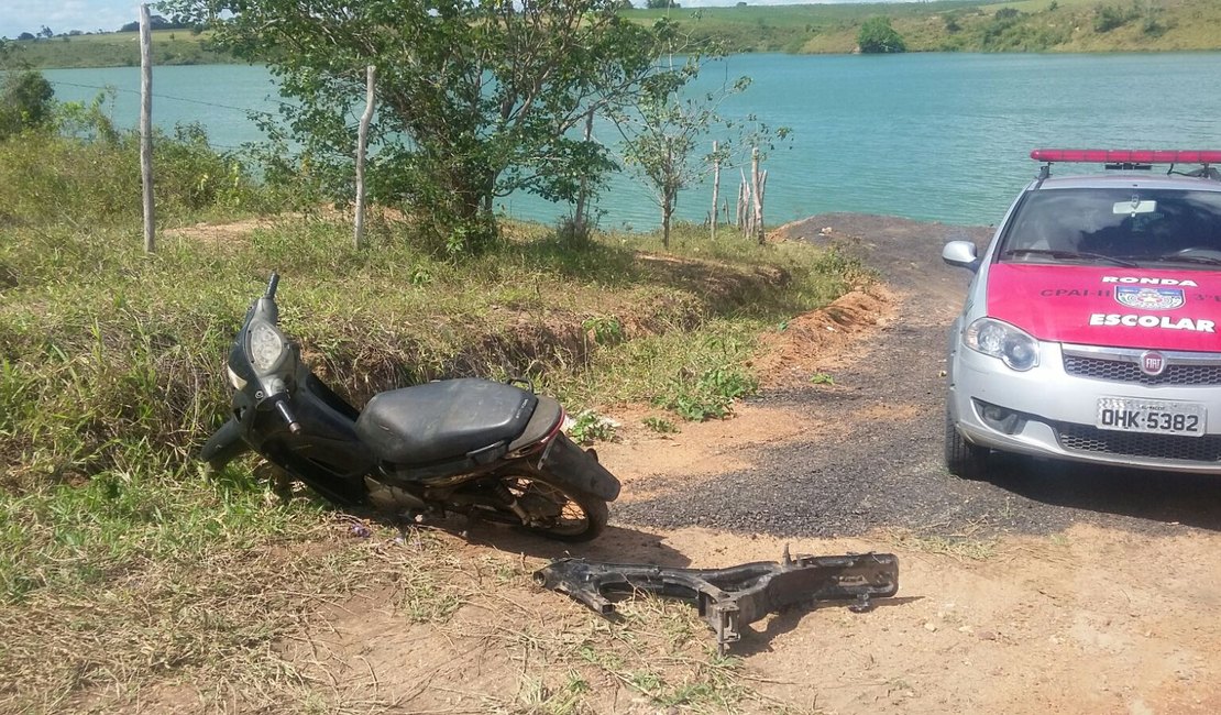 PM recupera mais uma moto roubada em Arapiraca