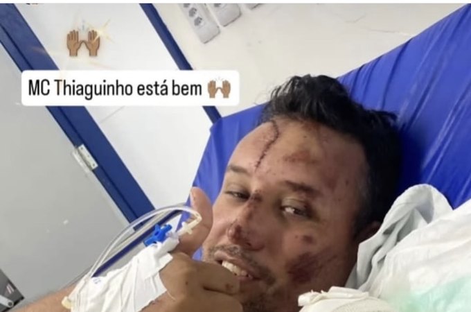 MC Thiaguinho apresenta quadro estável e é transferido para hospital de Palmeira dos Índios