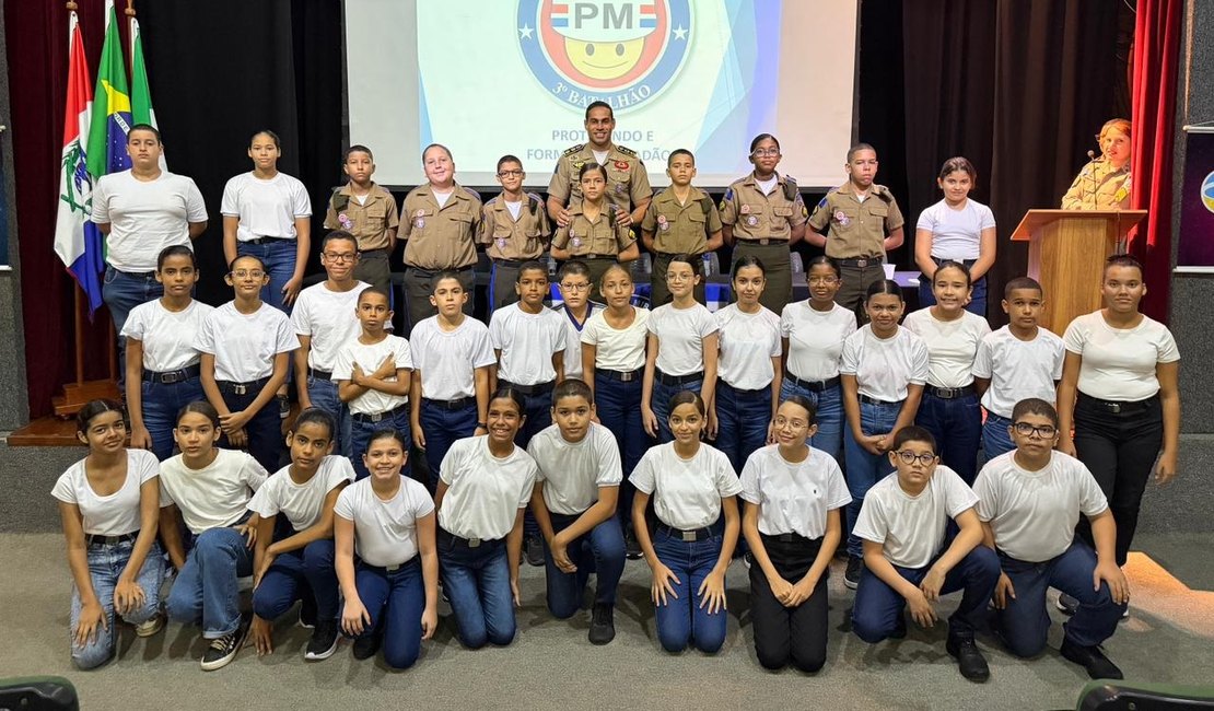 Polícia Militar inicia 15ª turma do Projeto Pelotão Mirim em Arapiraca