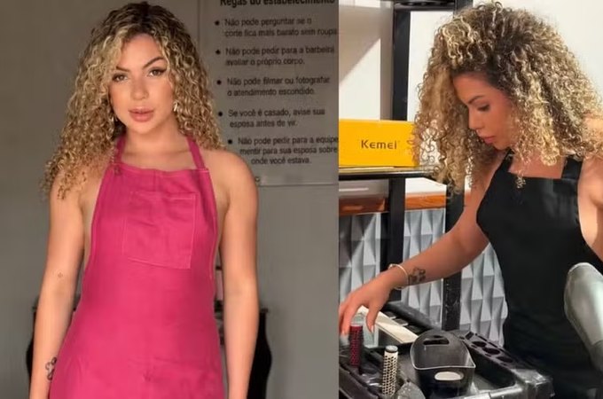 Dona de barbearia nudista estabelece regras após pedidos inusitados de clientes