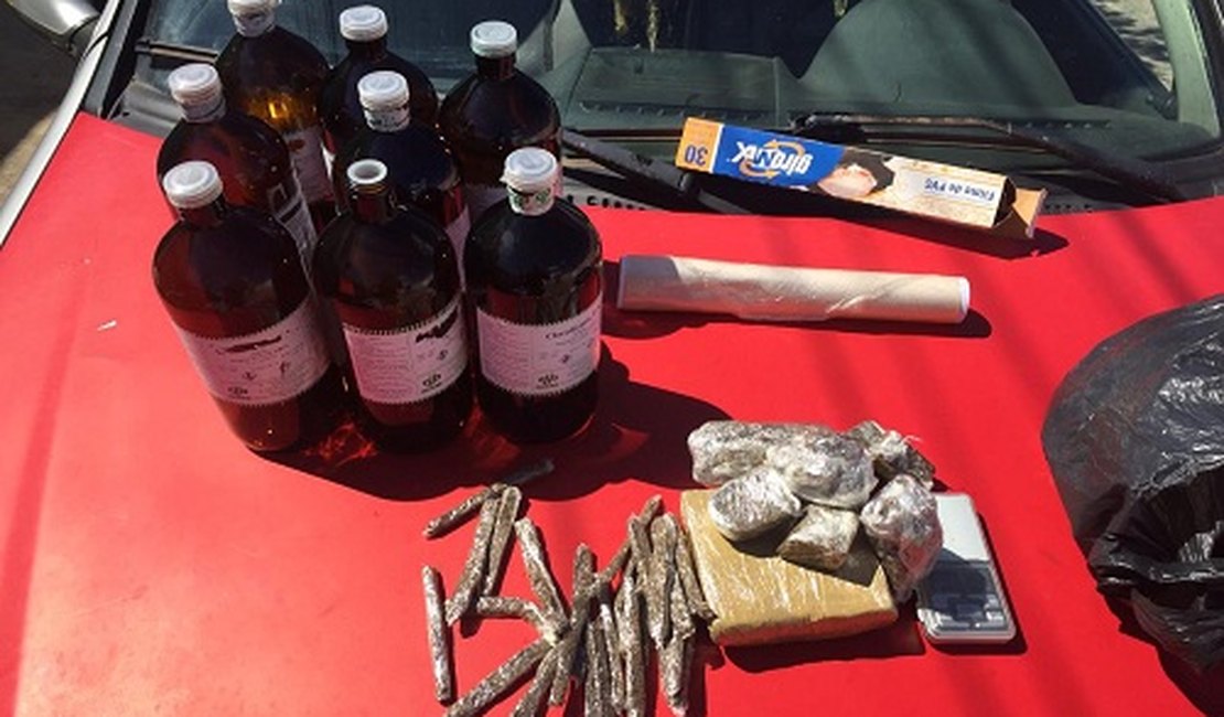 Maconha e material para loló são localizados dentro de residência em Arapiraca