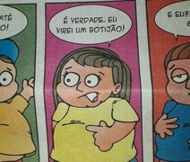 Polêmica: cartilha distribuída a crianças de escola municipal associa gordo a botijão