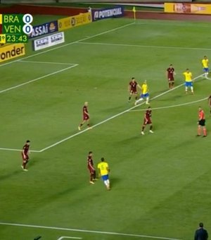 Apesar da vitória de 1 a 0 sobre a Venezuela, Brasil tem desempenho ruim no Morumbi