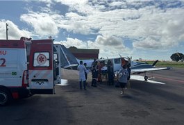 DEA realiza transferência aeromédica de paciente de Alagoas para São Paulo