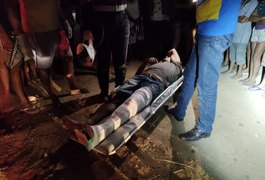 Colisão envolvendo carro e moto deixa dois feridos em Teotônio Vilela