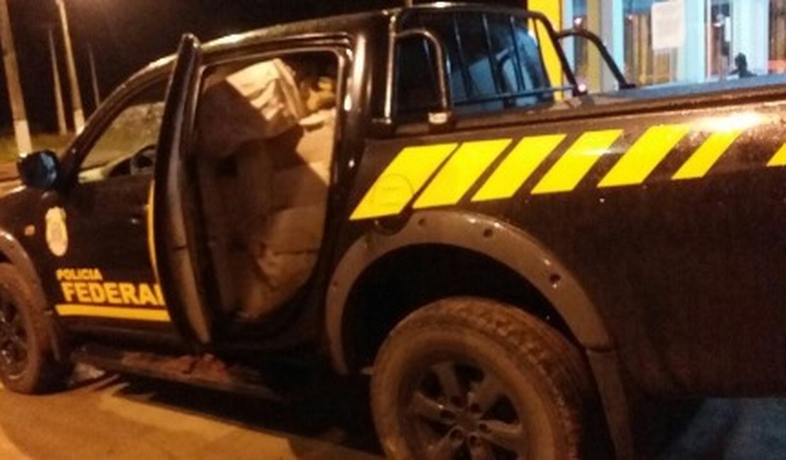 Uma tonelada de maconha é encontrada em ‘viatura da PF’ no MS