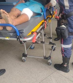 Motociclista é 'fechado' por carro durante ultrapassagem e sofre queda na AL-115