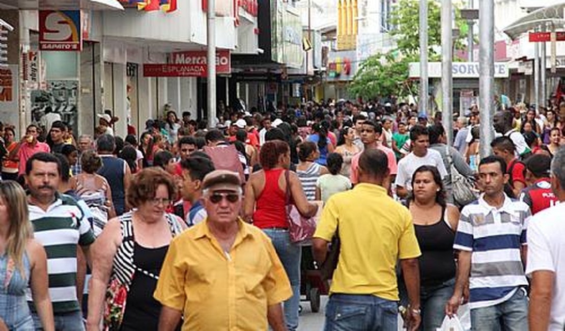 População de Alagoas aumenta 0,5% em um ano, aponta levantamento do IBGE