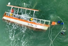 Piloto de catamarã que naufragou em Maragogi será indiciado por homicídio culposo